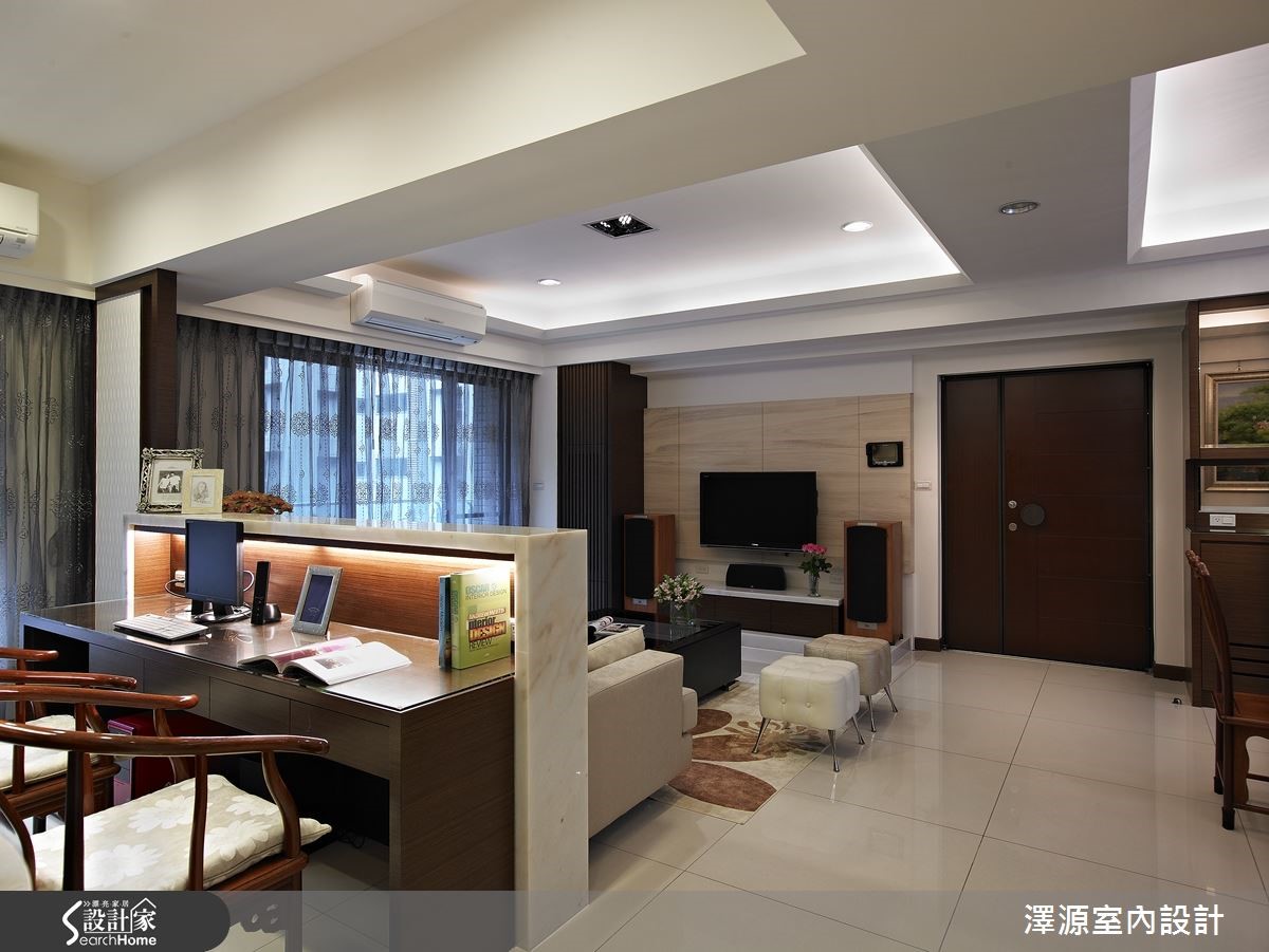 32 坪的單層住宅,屋主為企業主,除了完備的生活機能